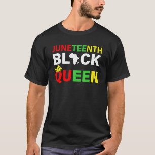 Camiseta Décima Sétima Rainha Negra Dia da Emancipação Mela
