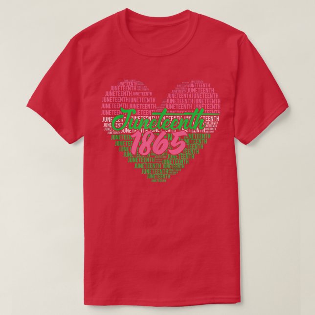 Camiseta Décima sexta-feira, coração de amor (Frente do Design)