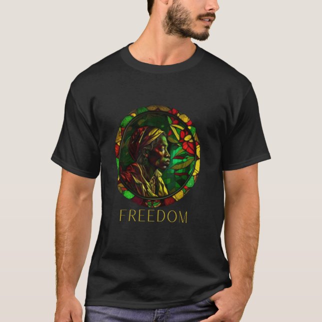 Camiseta Décima sexta-feira, história africana, américa afr (Frente)