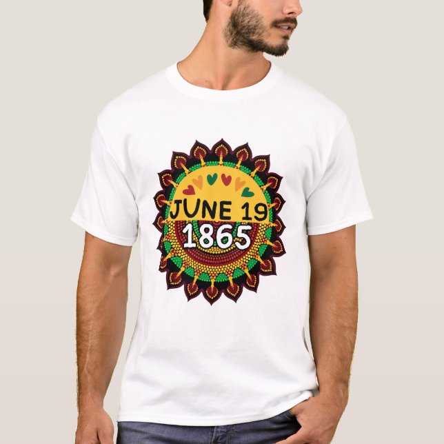Camiseta Décima sexta mandala padrões tradicionais africano (Frente)