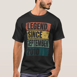Camiseta Décimo Aniversário Oferece Legenda De 10 Anos Desd