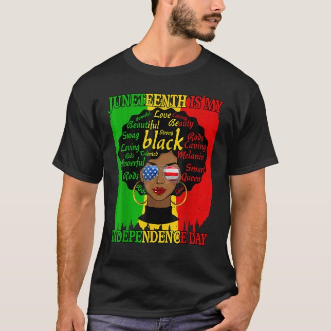 Camiseta Décimo De Junho É O Dia Da Independência Mulheres  (Frente)