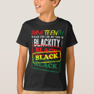 Camiseta Décimo de Junho Eu sou Negro Todos os dias Mas hoj