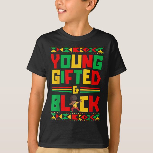 Camiseta Décimo Jovem Negro Historiador Africano Americano (Frente)