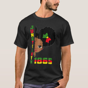 Camiseta Décimo Junho Celebrando 1865 Meninas Negras Cute