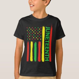 Camiseta Décimo Junho Na Bandeira Do Dia Da História Negra