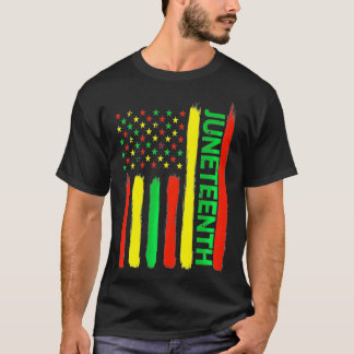 Camiseta Décimo Junho na Bandeira do Dia da História Negra