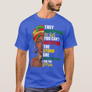 Camiseta Décimo Junto de Orgulho Africano por Mulheres, Eu 