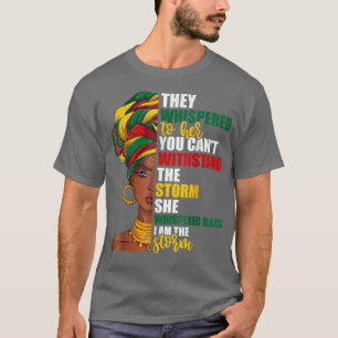 Camiseta Décimo Junto de Orgulho Africano Por Mulheres Eu s