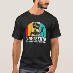 Camiseta Décimo Junto Lembrem-se dos Nossos Ancestrais Libe