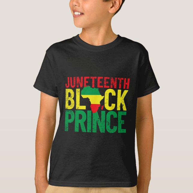 Camiseta Décimo-Junto Príncipe para os Meninos Décimo Junto (Frente)