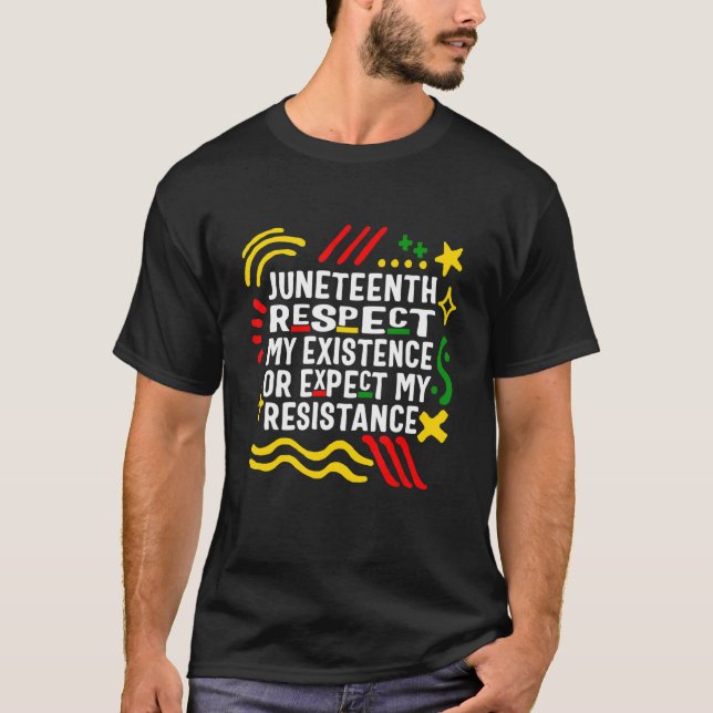 Camiseta Décimo Junto Respeite Minha Existência Ou Esperem  (Frente)