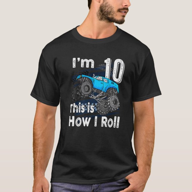 Camiseta Décimo Presentes de Aniversário Tenho 10. É assim  (Frente)