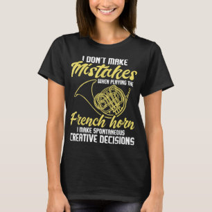 Camiseta Decisões criativas espontâneas - França do Corno