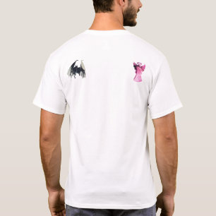 Camiseta decisões de ANJO vs DEMÔNIO escolhas bem vs mal
