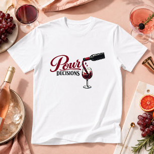 Camiseta Decisões de Bebida Humor