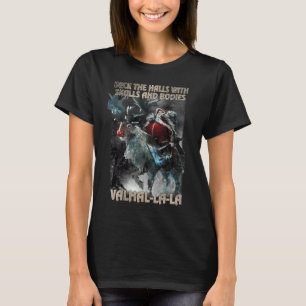 Camiseta Deck Os Halls Com Crânios E Corpos Valhalla La