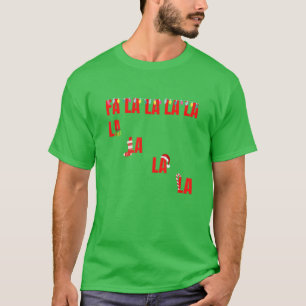 Camiseta Deck The Halls Lyric Engraçado Música De Natal D