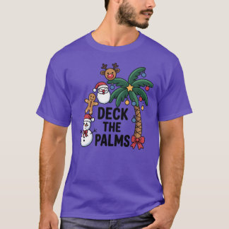 Camiseta Deck The Palm Christmas in July Xmas Men Women Kid