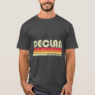 Camiseta DecLAN Gift Name Personalised Funny Retro