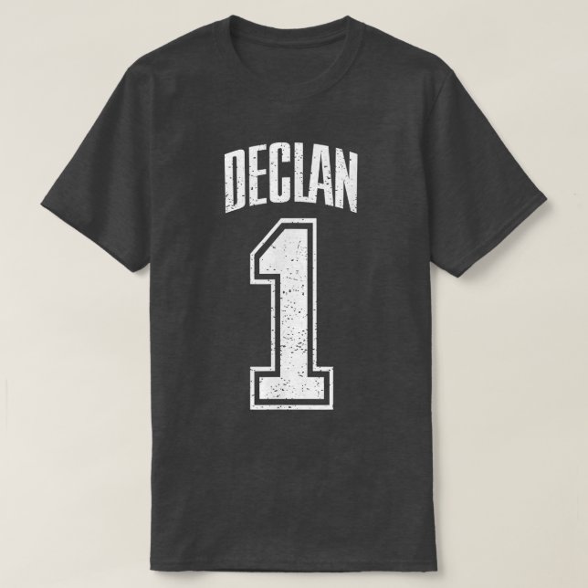 Camiseta Declan Supporter Number 1 Greatest Fan T-Shirt (Frente do Design)