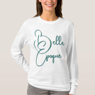 Camiseta declaração artística art nouveau Belle Epoque