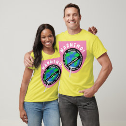 Camiseta Declaração de Alerta de Mudança Climática Lollipop