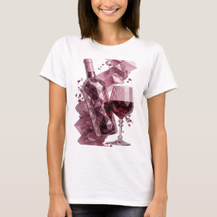 Camiseta Declaração de ARTE ABSTRATA Prata Limpa Design v3