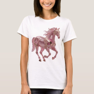 Camiseta Declaração de ARTE ABSTRATA prateada e elegante De