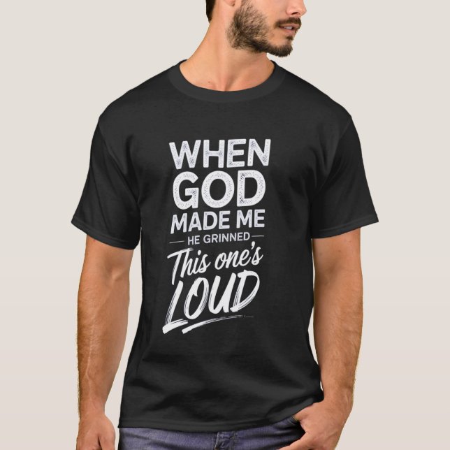 Camiseta Declaração de Confiança Alta (Frente)