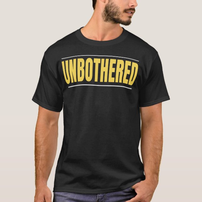Camiseta Declaração de Design de Tipografia Negrita Impertu (Frente)