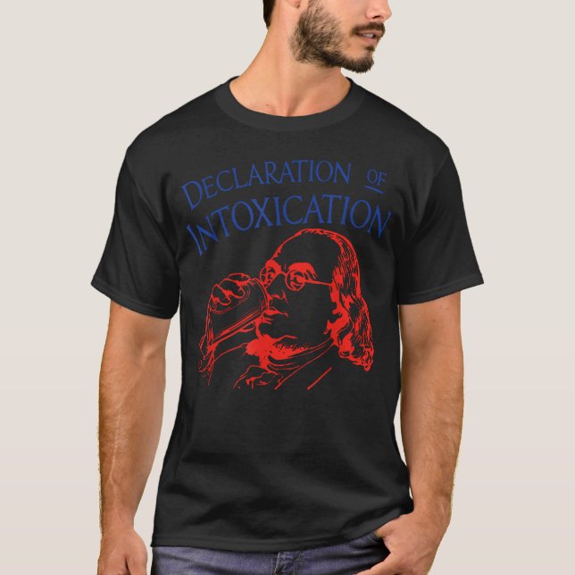 Camiseta Declaração de Embriaguez do Funny Ben 4º (Frente)