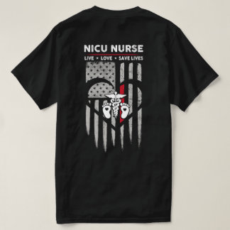Camiseta Declaração de Enfermeiro NICU de Sinalizador dos E