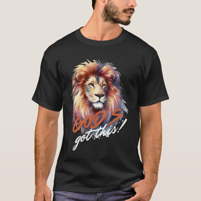 Camiseta Declaração de fé com Leão (Frente)