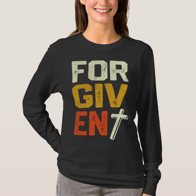 Camiseta Declaração de Fé Cristã Perdoada (Frente)