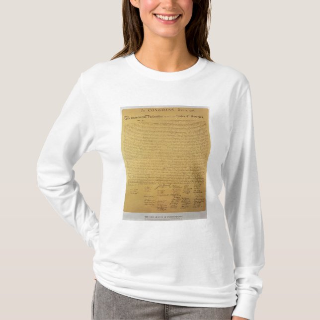 Camiseta Declaração de independência (Frente)