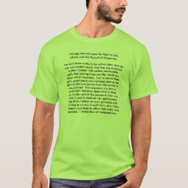 Camiseta ! Declaração de Independência do Crio U