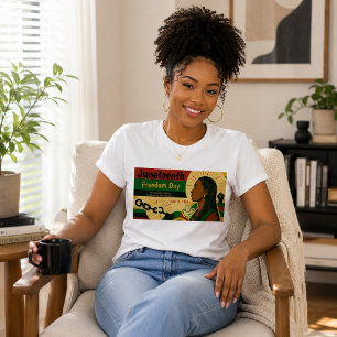 Camiseta Declaração de Liberdade do Juneteenth com Design D