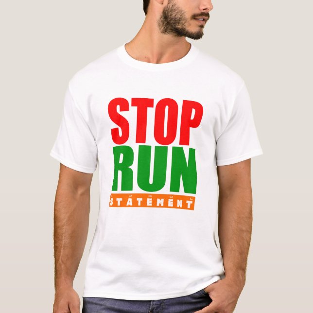 Camiseta Declaração de Parada de Execução Cobol (Frente)