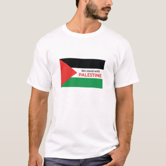 Camiseta Declaração de solidariedade: base da bandeira da P