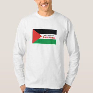 Camiseta Declaração de solidariedade: manga longa da bandei