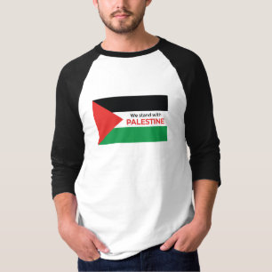 Camiseta Declaração de solidariedade: manga longa da bandei