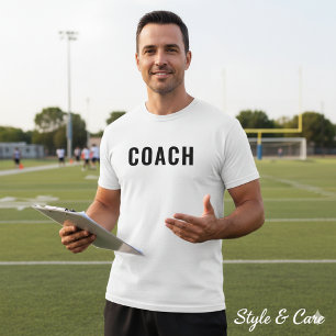 Camiseta Declaração de texto COACH personalizável