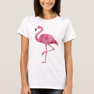 Camiseta Declaração Design FLAMINGO Rosa