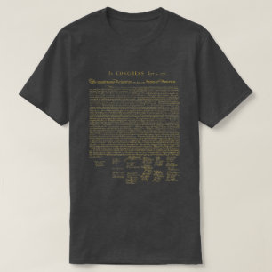 Camiseta Declaração do ouro da independência