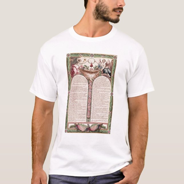 Camiseta Declaração dos direitos de homem, 1793 (Frente)