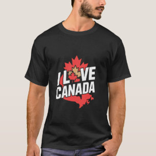 Camiseta Declaração Folha de Bordo do Canadá
