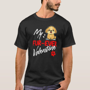Camiseta Declaração legal "Cachorro Romântico" Dia dos Namo