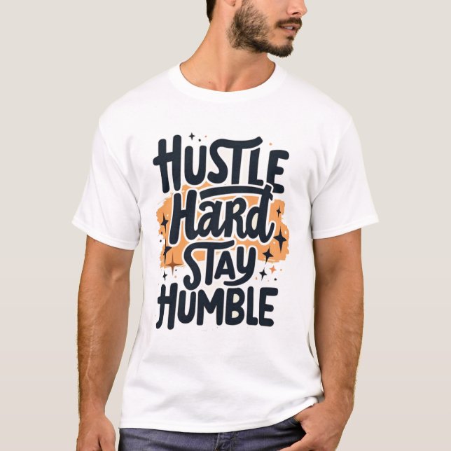 Camiseta Declaração Mínima Asf Humilde para um Lif Escalona (Frente)