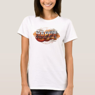 Camiseta Declaração Negrito FELIZ Design